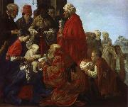 REMBRANDT Harmenszoon van Rijn, The Adoration of the Magi